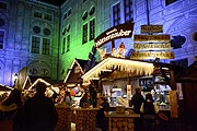 Konrad’s Hüttenzauber auf dem "Weihnachtsdorf" im Kaiserhof der Residenz München vom 18.11. - 22.12.2021